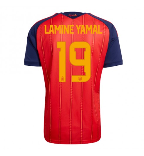 Espanja Lamine Yamal #19 Kotipaita MM-kisat 2026 Lyhythihainen Espanja Lamine Yamal #19 Kotipaita MM-kisat 2026 Lyhythihainen